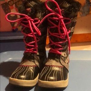Totes Girls Size 12 Winter Boots